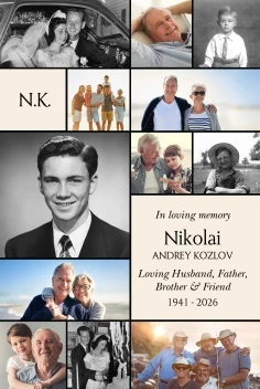 Monogram Collage Memorial