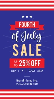 Fourth Of July Sale