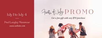 Fourth Of July Modern Message