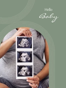 Modern Lines Baby Ultrasound