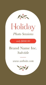 Holiday Photo Sessions