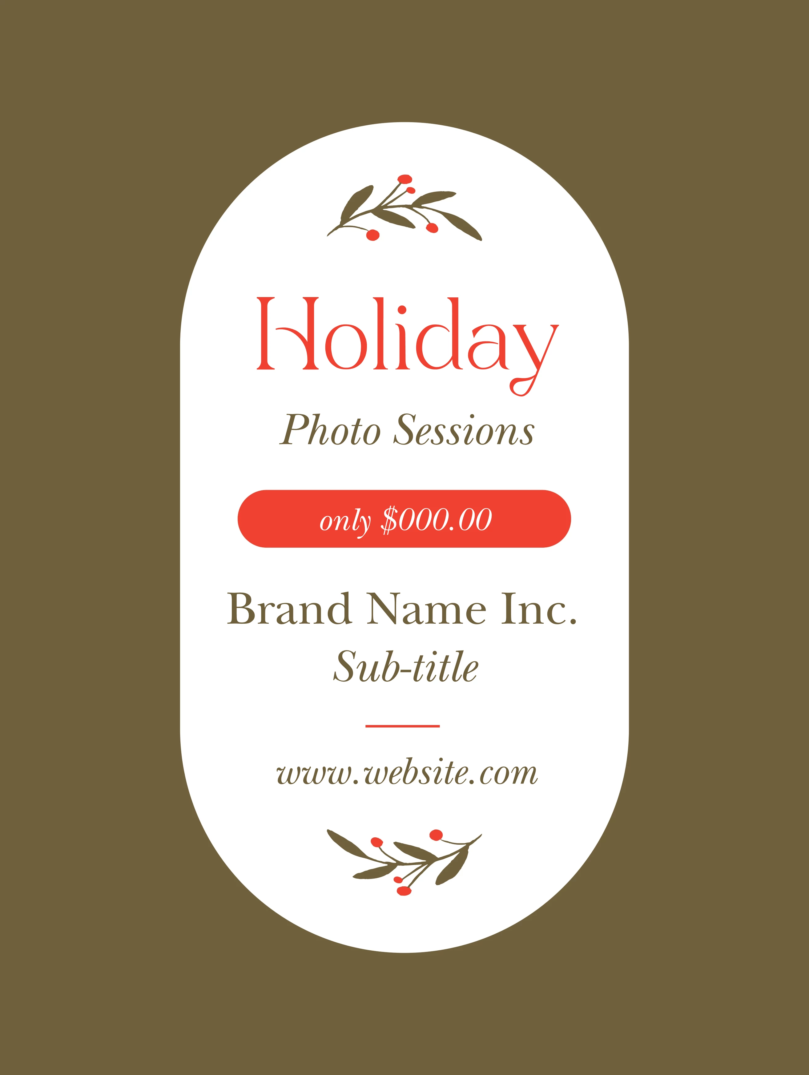 Holiday Photo Sessions