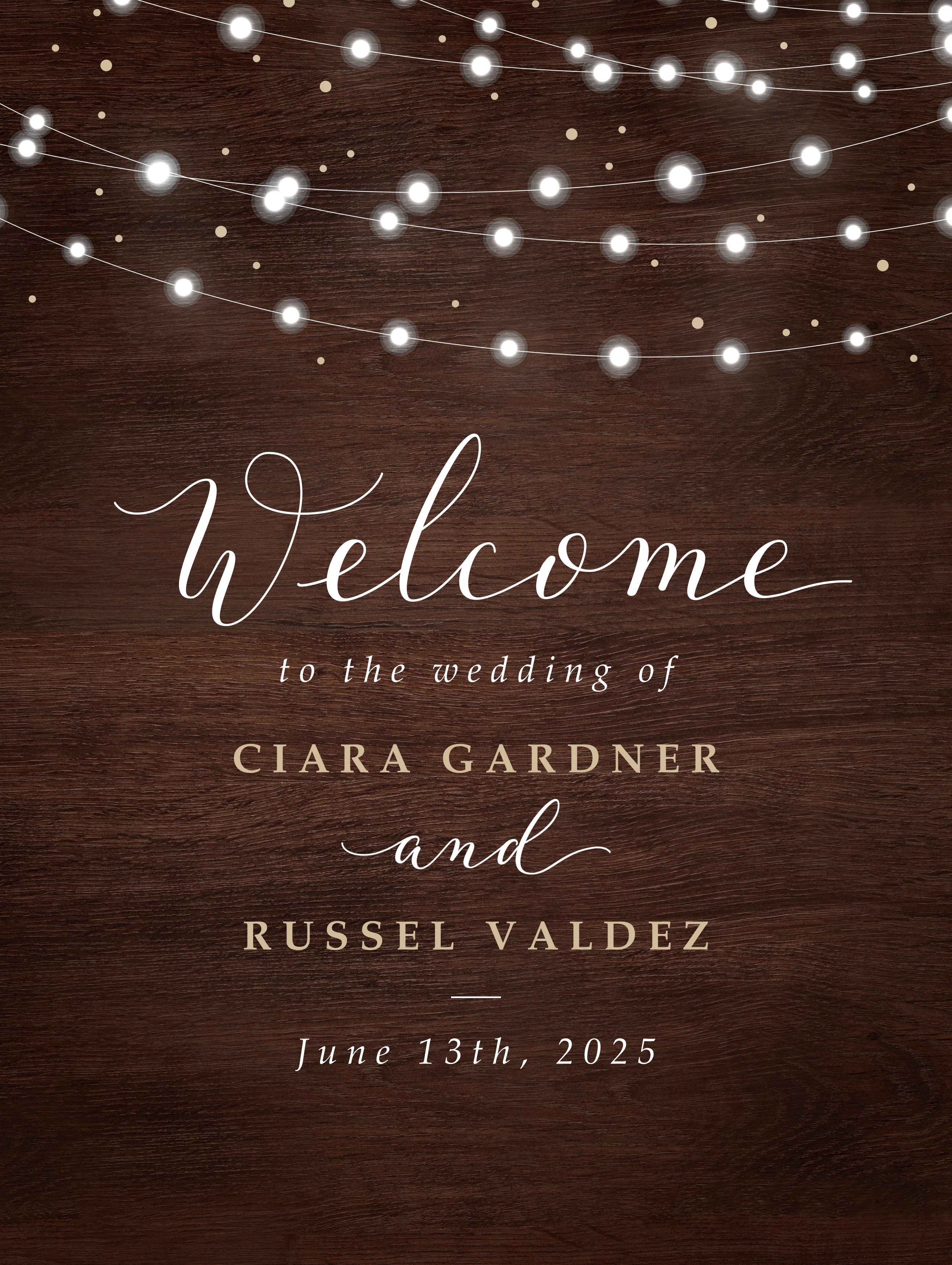 Fairy Lights Welcome