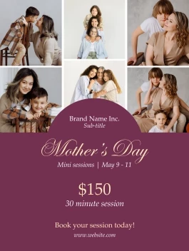 Mother's Day Photo Sessions