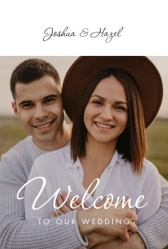 Modern Script Welcome