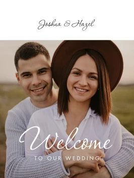 Modern Script Welcome