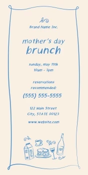Mother's Day Brunch Illustrations