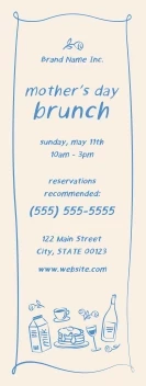 Mother's Day Brunch Illustrations