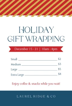 Holiday Gift Wrapping