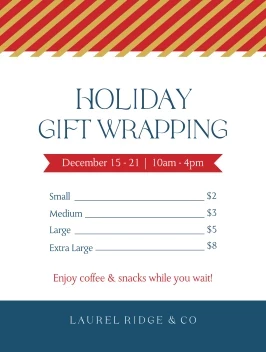 Holiday Gift Wrapping