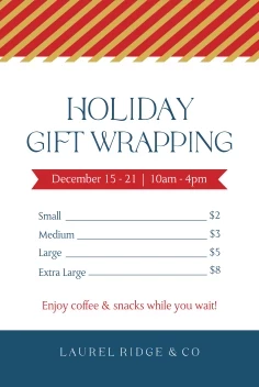 Holiday Gift Wrapping