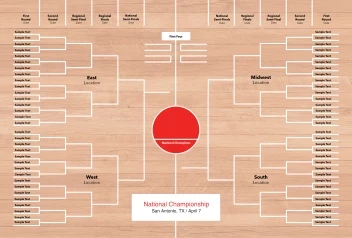 Classic Basketball Bracket