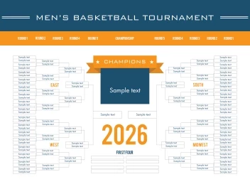Men's Basketball Tournament Bracket