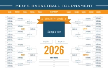 Men's Basketball Tournament Bracket
