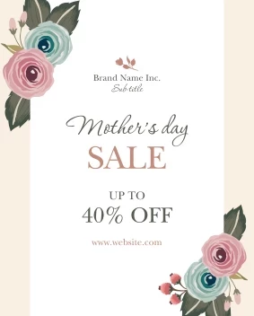 Mother's Day Flower Sale