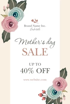Mother's Day Flower Sale