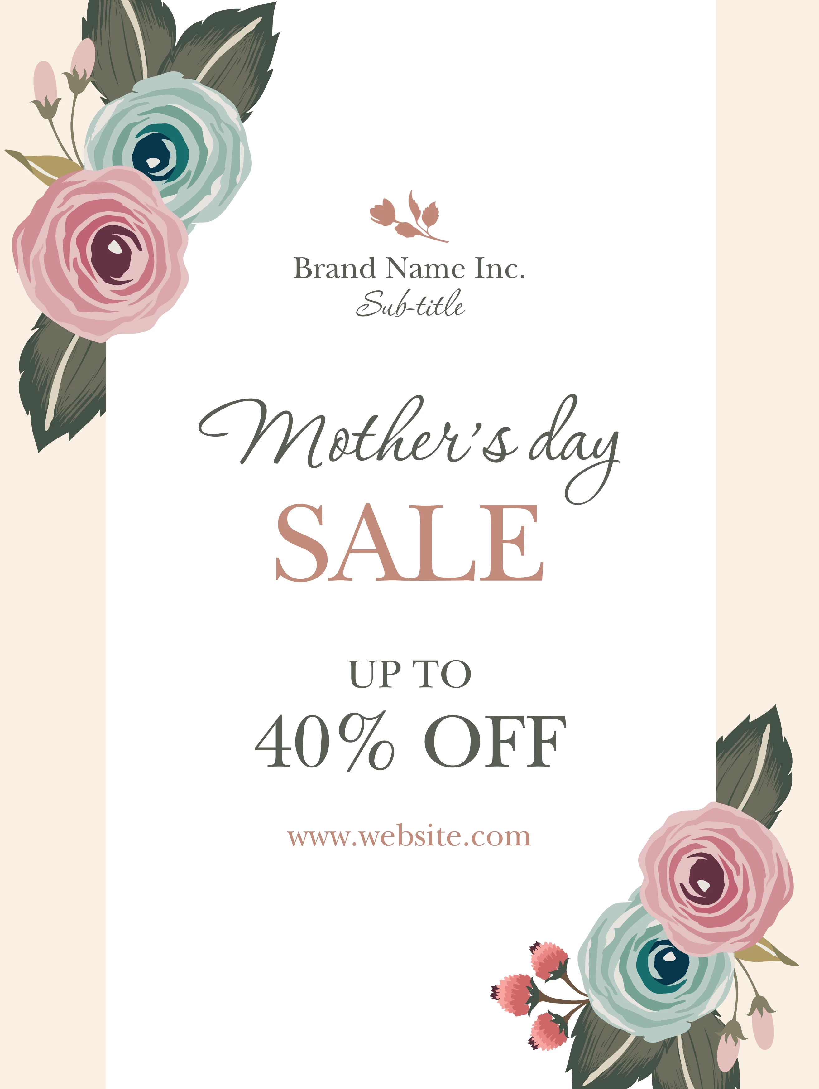 Mother's Day Flower Sale