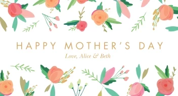 Mom & Flower Pattern