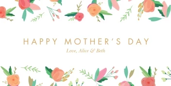 Mom & Flower Pattern