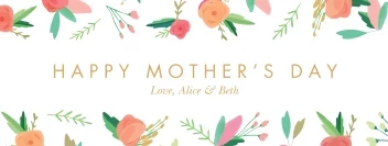 Mom & Flower Pattern