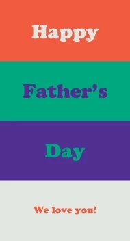 Father's Day Color Blocks
