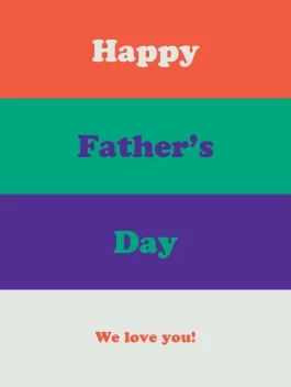 Father's Day Color Blocks