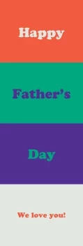Father's Day Color Blocks