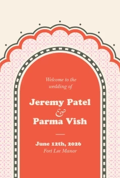 Bold Retro Welcome Poster