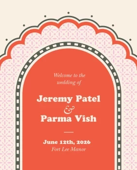 Bold Retro Welcome Poster