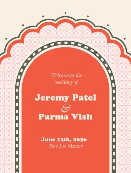 Bold Retro Welcome Poster