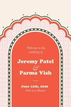 Bold Retro Welcome Poster