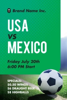 Bright Gradient Soccer Cup