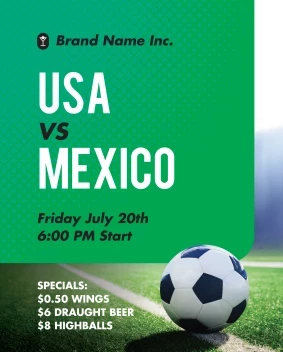 Bright Gradient Soccer Cup