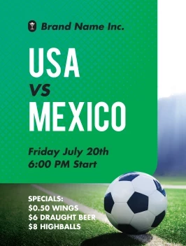 Bright Gradient Soccer Cup