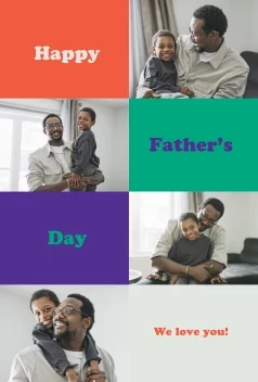 Father's Day Color Blocks