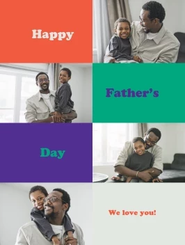 Father's Day Color Blocks