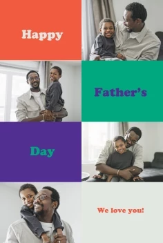 Father's Day Color Blocks