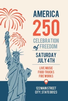 America 250 Fireworks