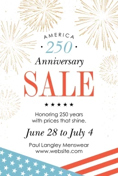 America 250 Sale