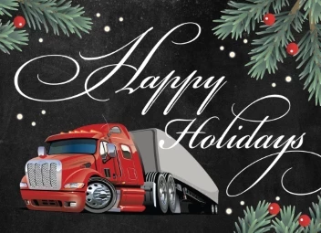 Happy Holidays Truck