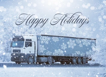 Snowflakes Holiday Truck