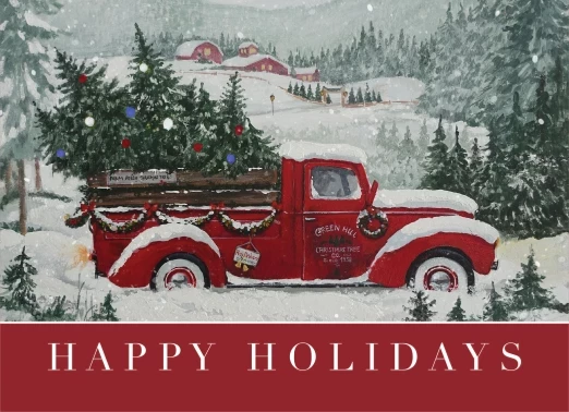 Holiday Tree Truck