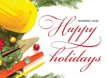 Construction Happy Holidays