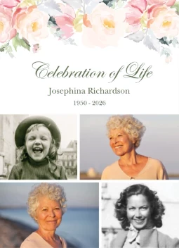 Elegant Floral Memorial