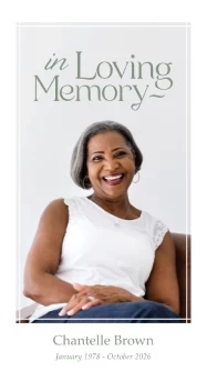 Graceful Memorial Frame