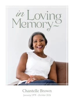 Graceful Memorial Frame