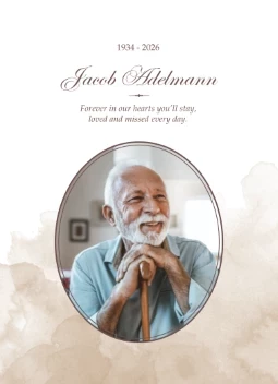 Peaceful Watercolor Memorial