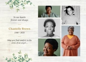 Rustic Collage Memorial