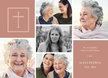 Simple and Elegant Christian Memorial