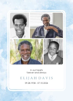 Soft Watercolor Memorial